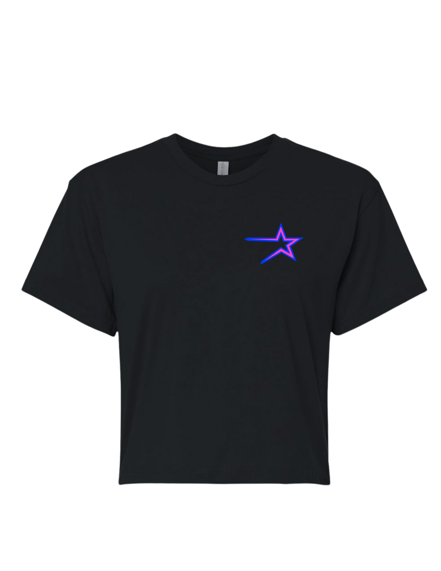 Northstars Cropped Embroidered T-Shirt (Women's)