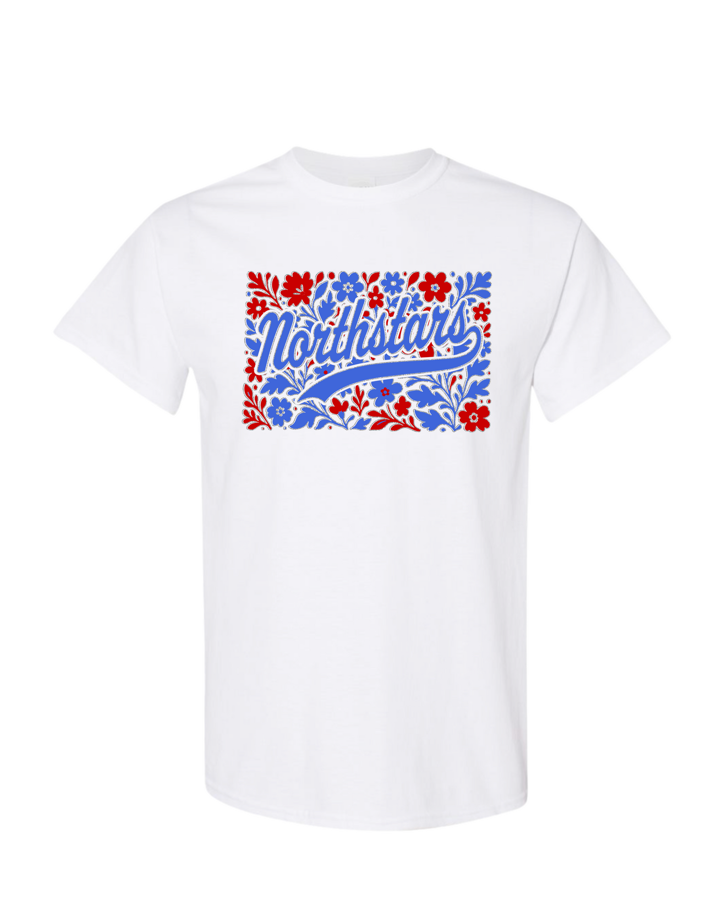 Northstars Floral Full Length T-Shirt (Women's)