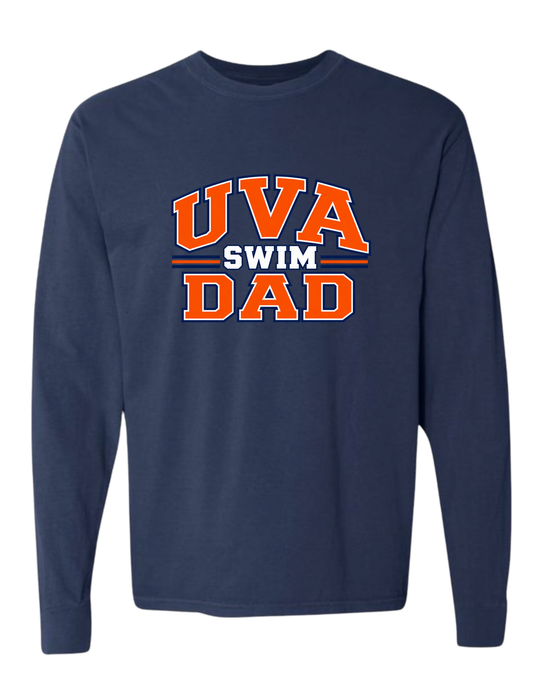 UVA Heavyweight Cotton Long Sleeve Tee - DAD