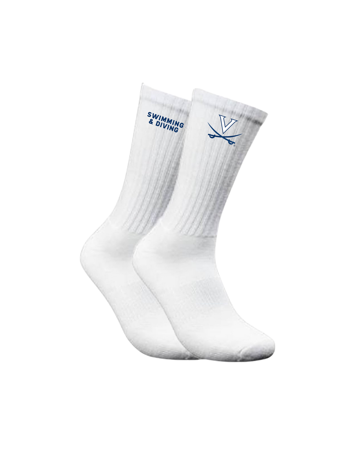 UVA Embroidered Socks