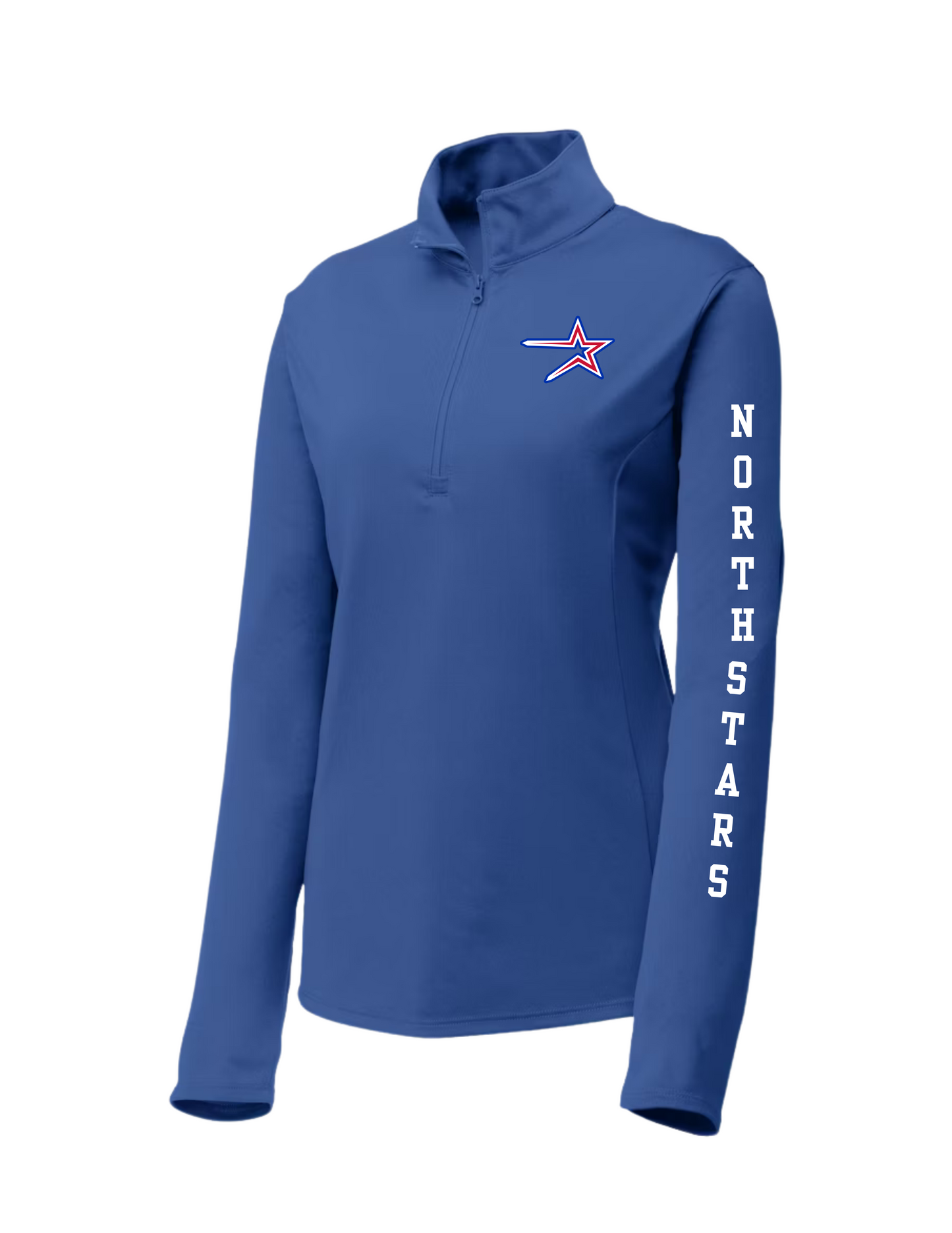 Northstars Long Sleeve Fitted Performance 1/4 zip - (Women's)