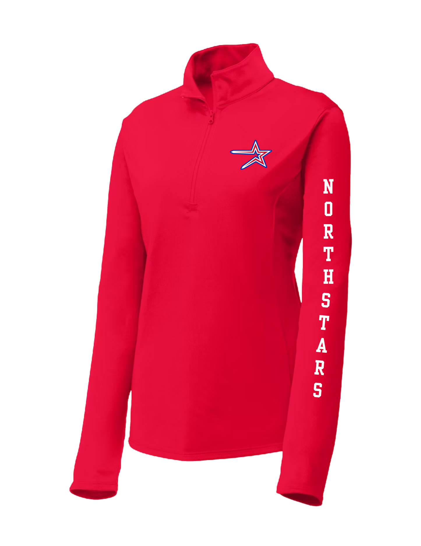 Northstars Long Sleeve Fitted Performance 1/4 zip - (Women's)