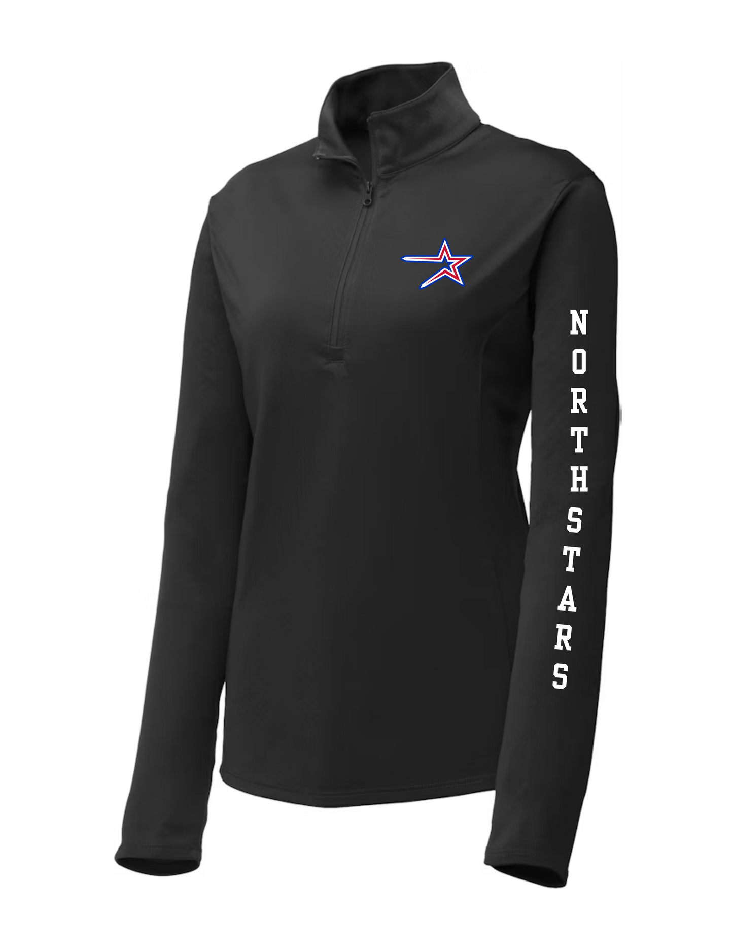 Northstars Long Sleeve Fitted Performance 1/4 zip - (Women's)