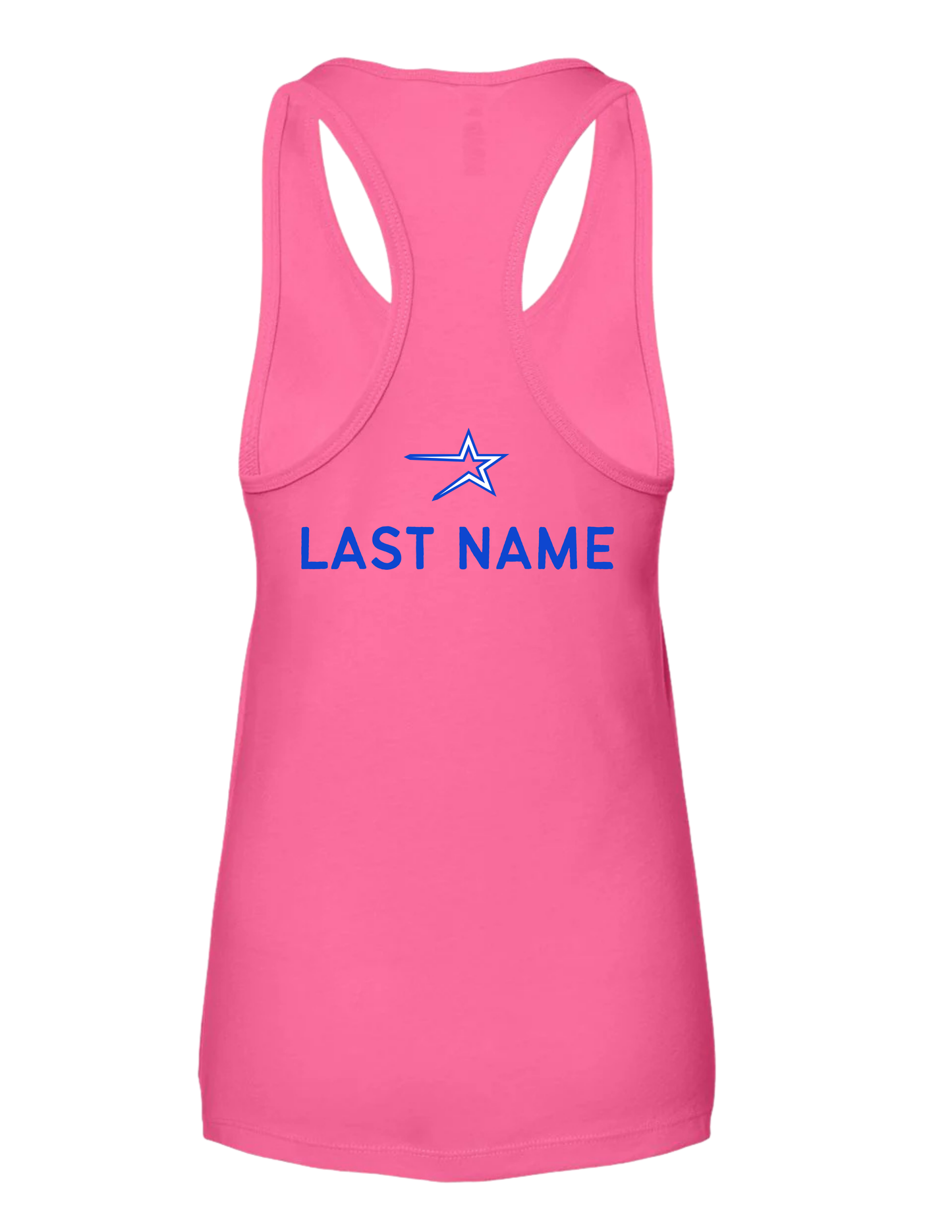 Northstars Breast Cancer Awareness Racerback Cotton Tank Top