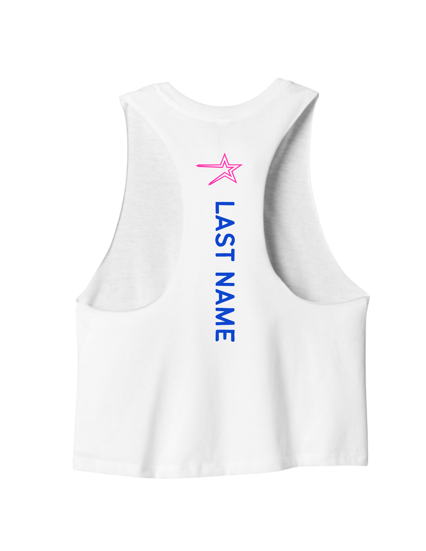Northstars Breast Cancer Awareness Racerback Cropped Tank Top