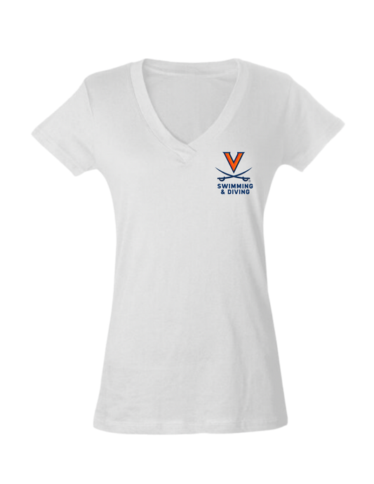 UVA Fine Jersey V-Neck Tee