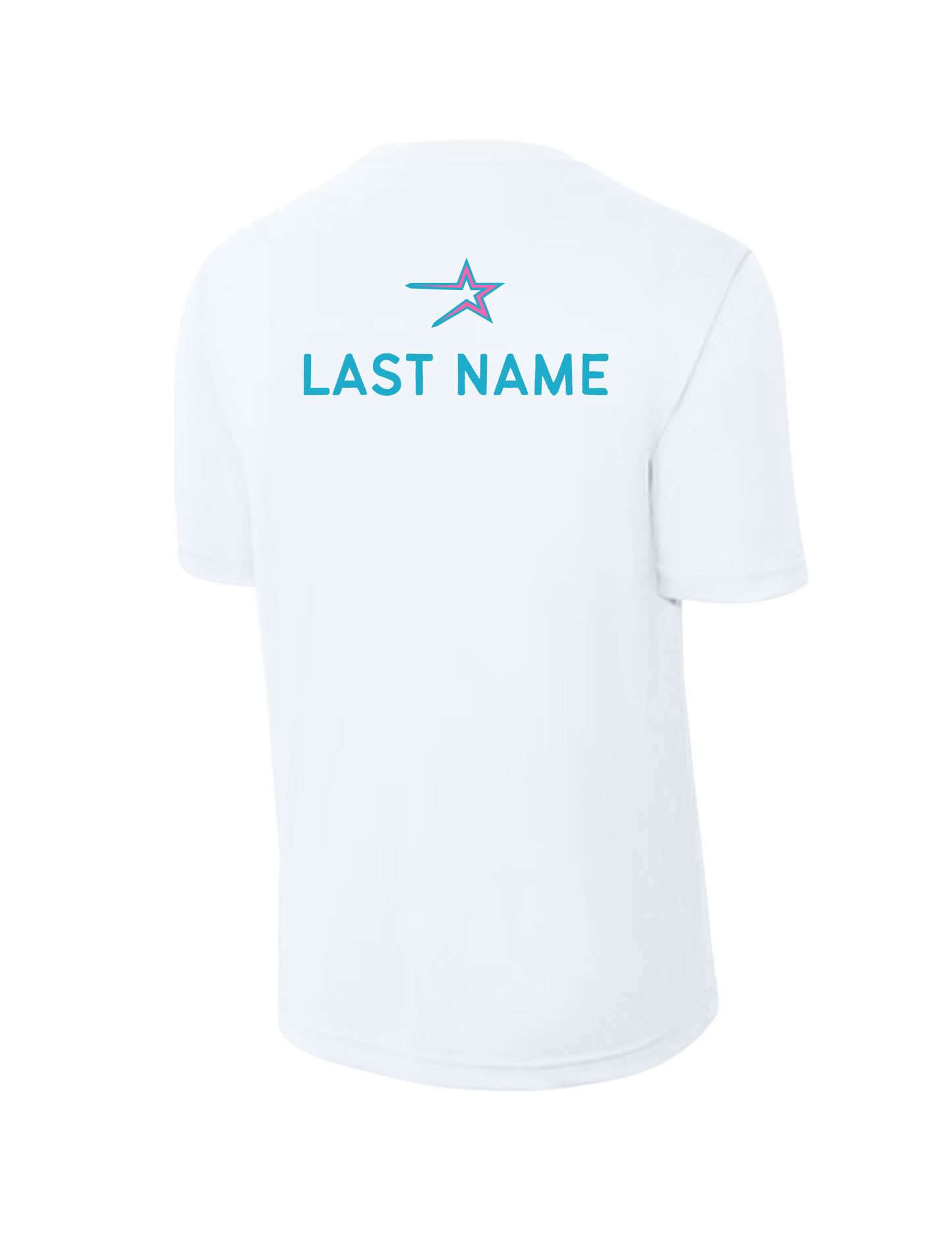 Northstars Pink & Teal Performance Tee
