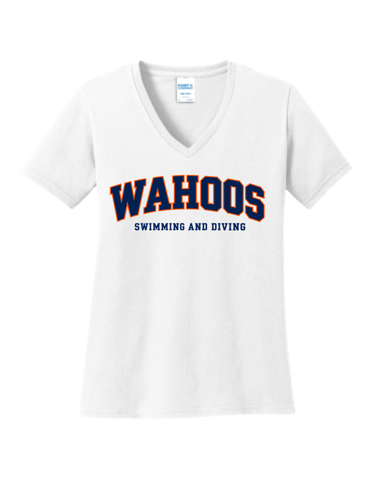 UVA Cotton V-Neck Tee