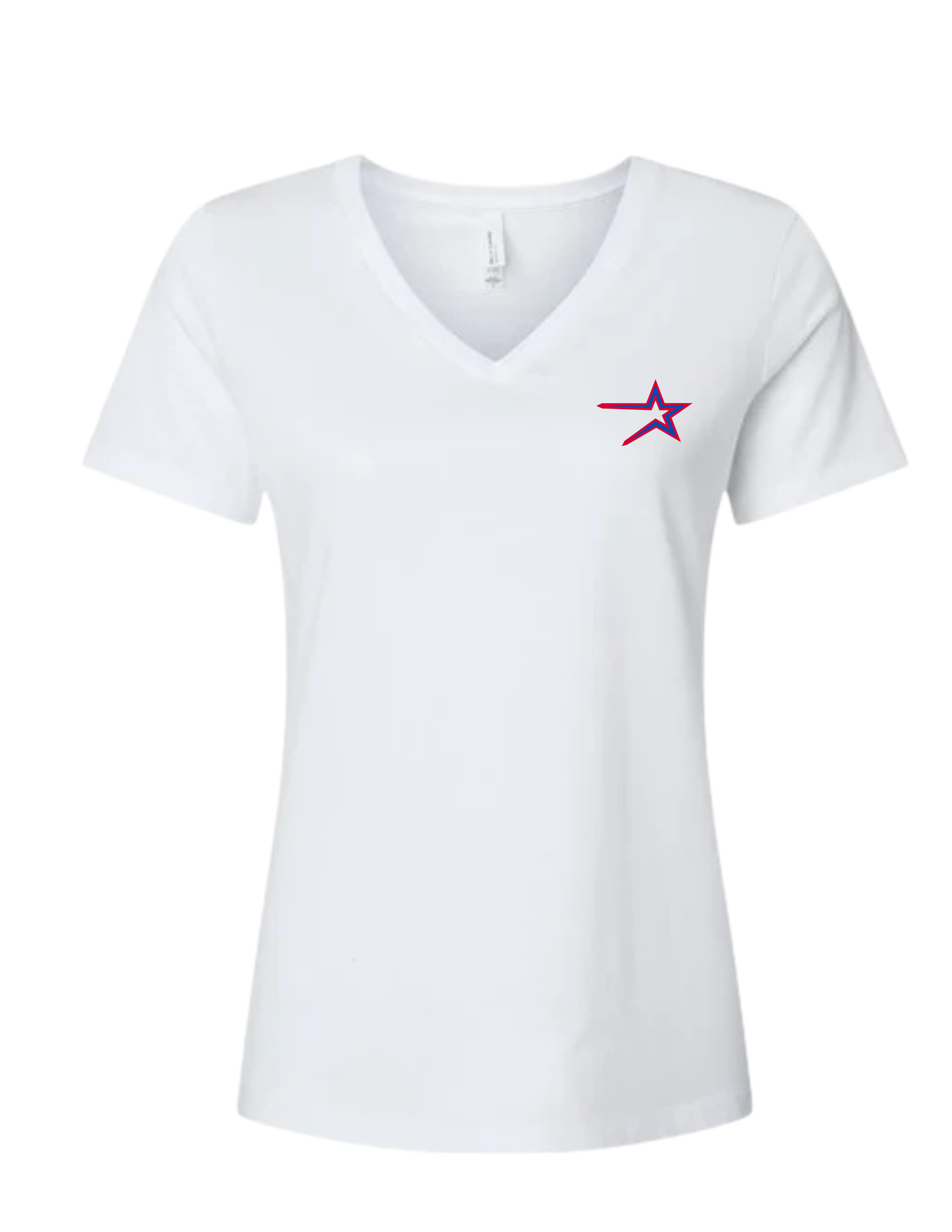 Northstars Relaxed V-Neck Tee - vinyl logo (Women's)