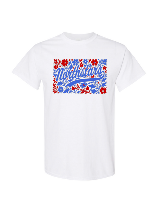 Northstars Floral Full Length T-Shirt (Women's)
