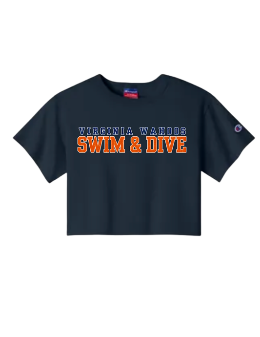 UVA Cropped Women's Tee