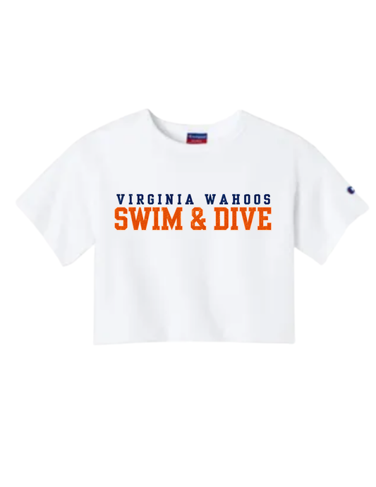 UVA Cropped Women's Tee