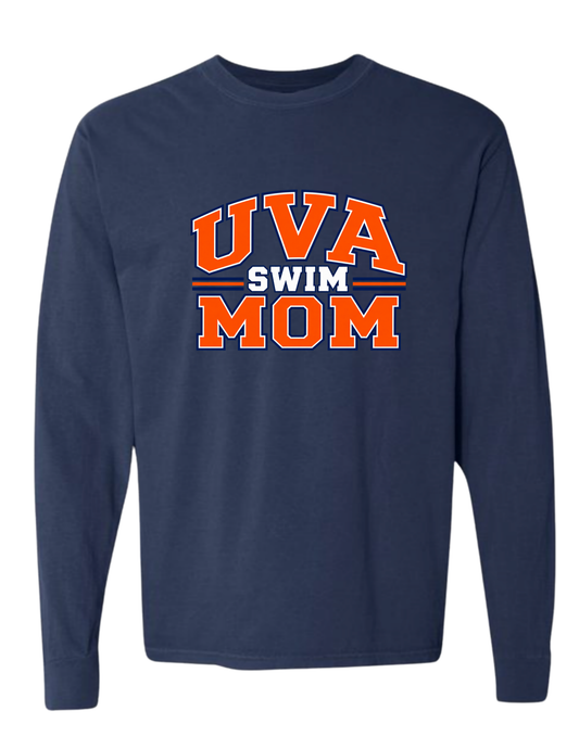 UVA Heavyweight Cotton Long Sleeve Tee - MOM