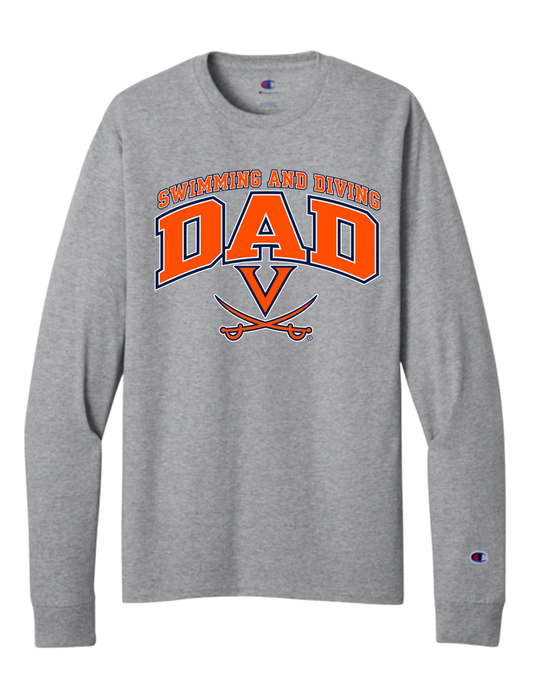 UVA Champion Long Sleeve Tee - DAD