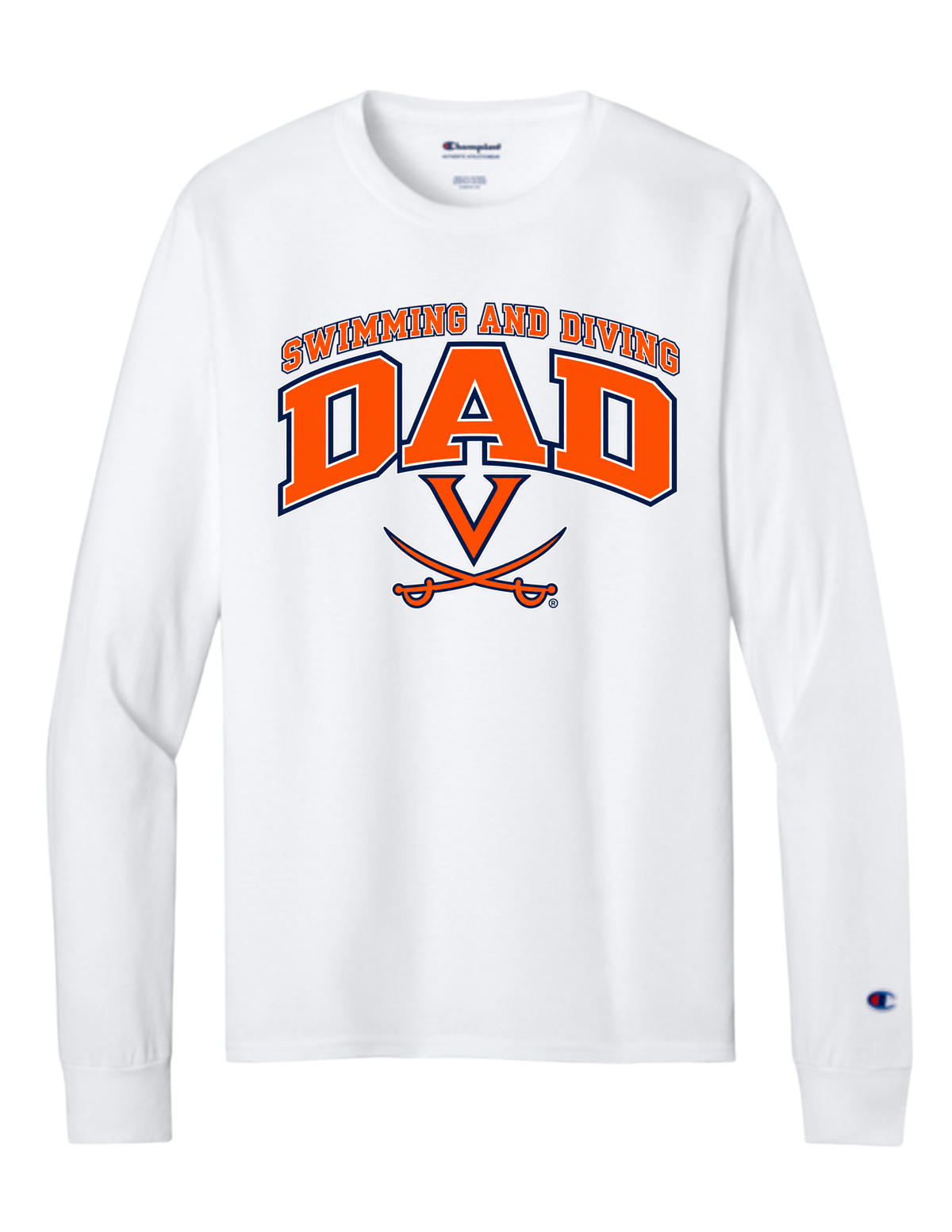 UVA Champion Long Sleeve Tee - DAD
