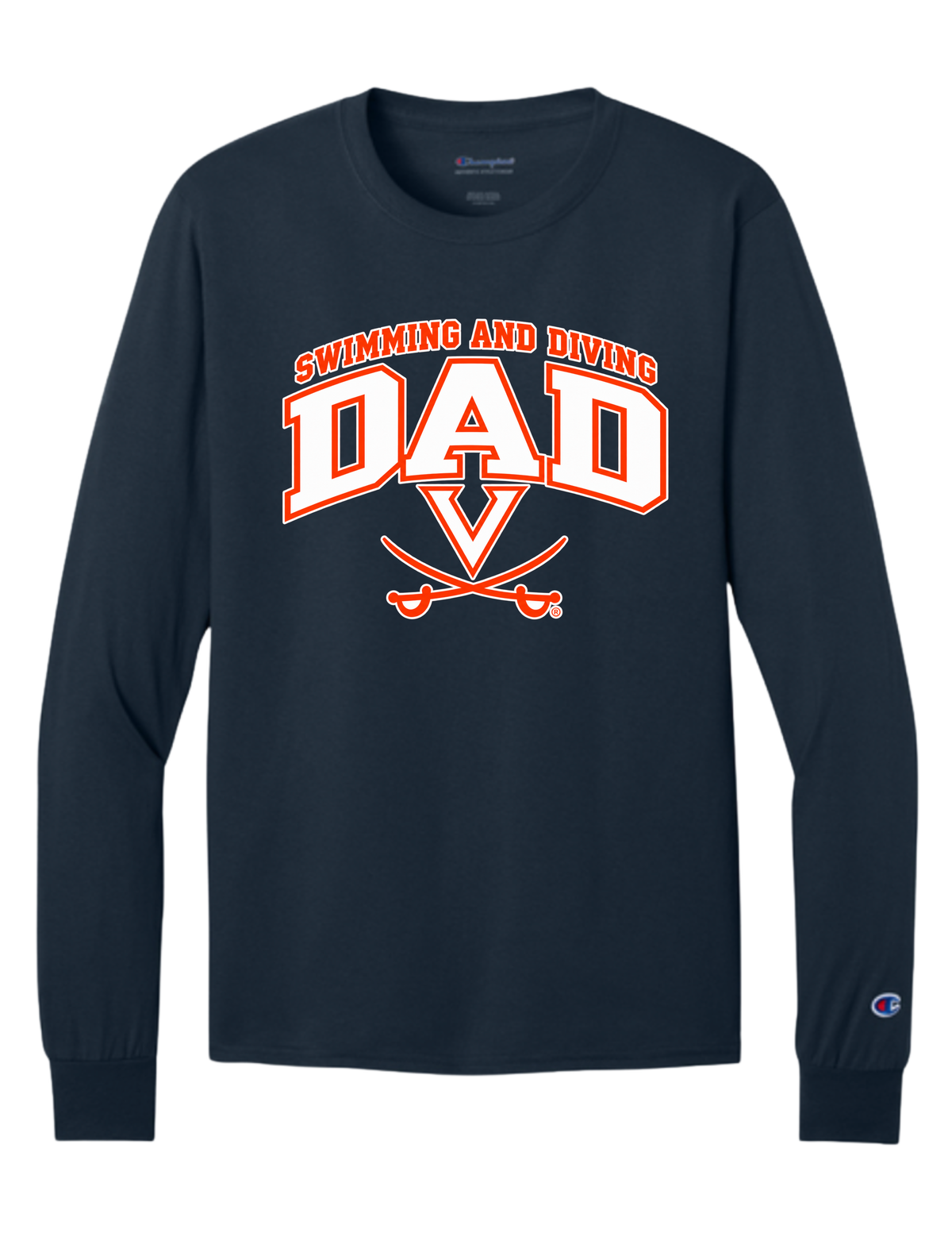 UVA Champion Long Sleeve Tee - DAD