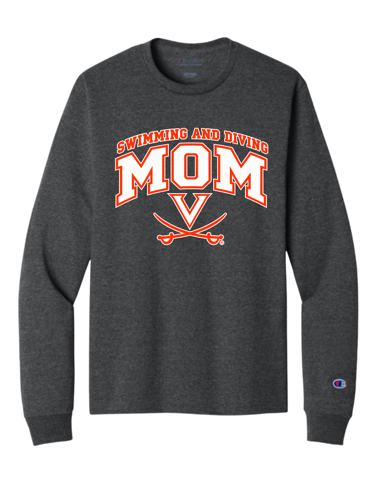 UVA Champion Long Sleeve Tee - MOM