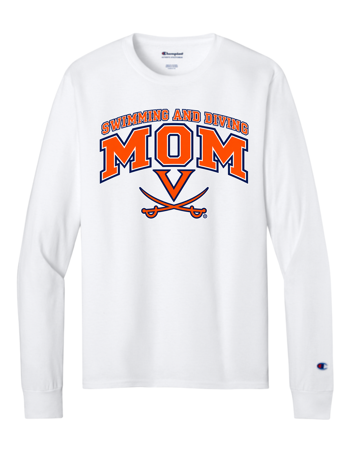UVA Champion Long Sleeve Tee - MOM