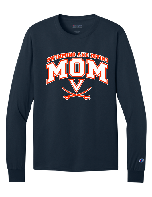 UVA Champion Long Sleeve Tee - MOM