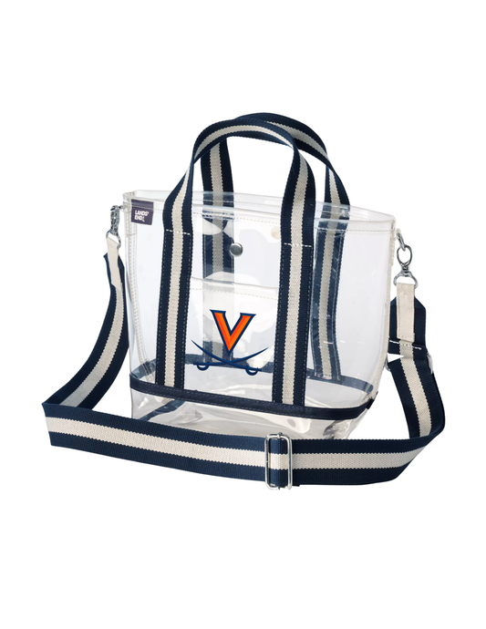UVA Clear Pocket Tote - Embroidered