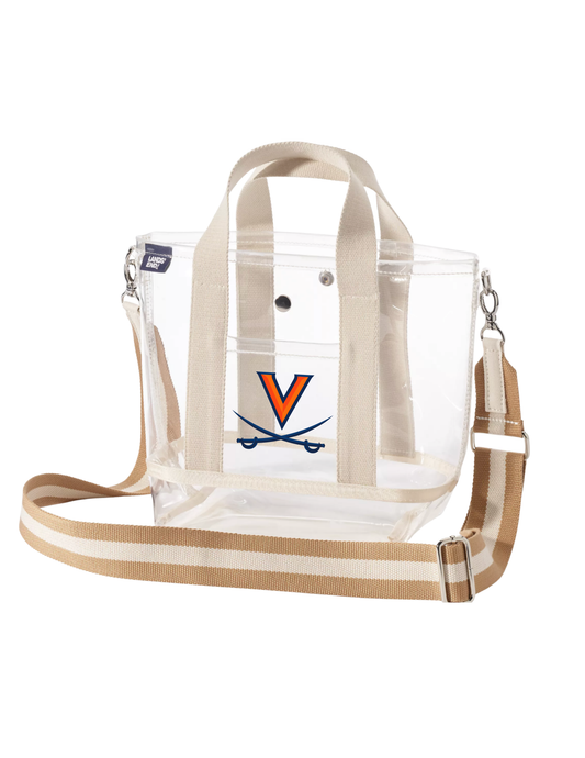 UVA Clear Pocket Tote - Embroidered