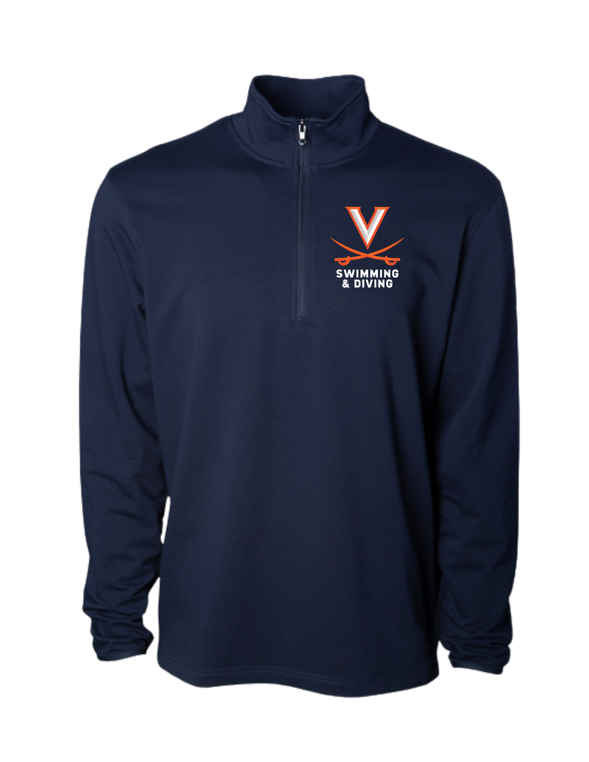 UVA Performance 1/4 Zip Up - Embroidered - Men's