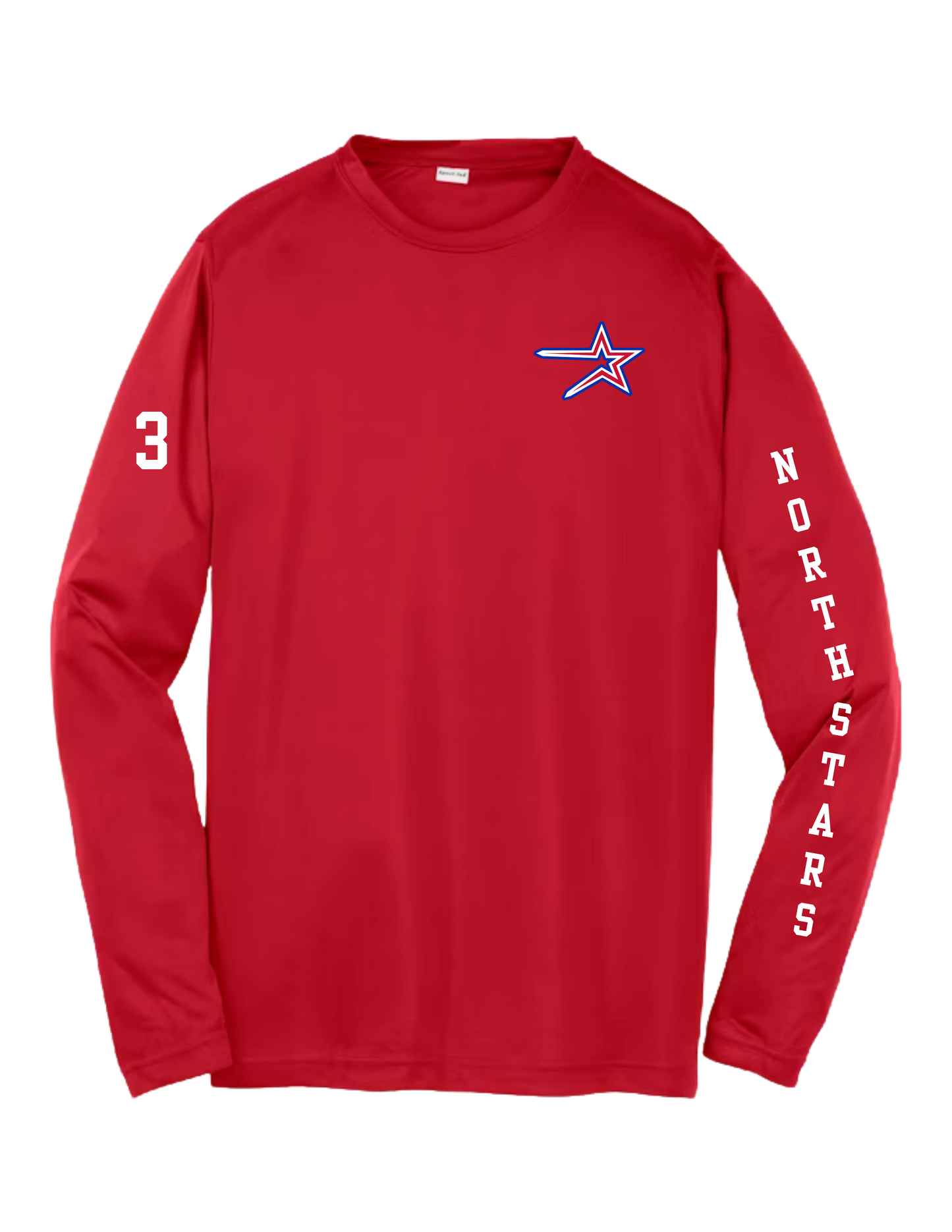 Northstars Long Sleeve Performance Tee - Youth