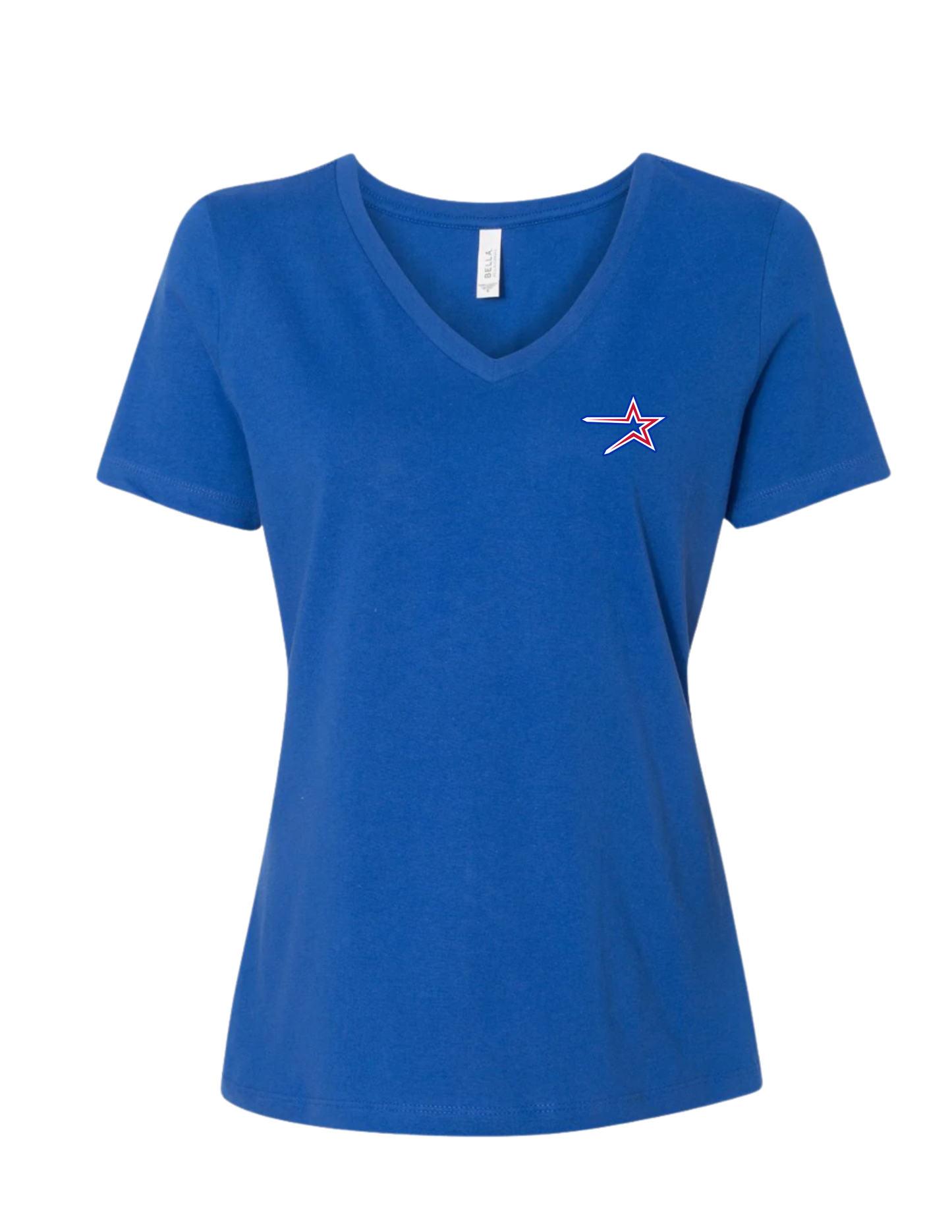 Northstars Relaxed V-Neck Tee - vinyl logo (Women's)