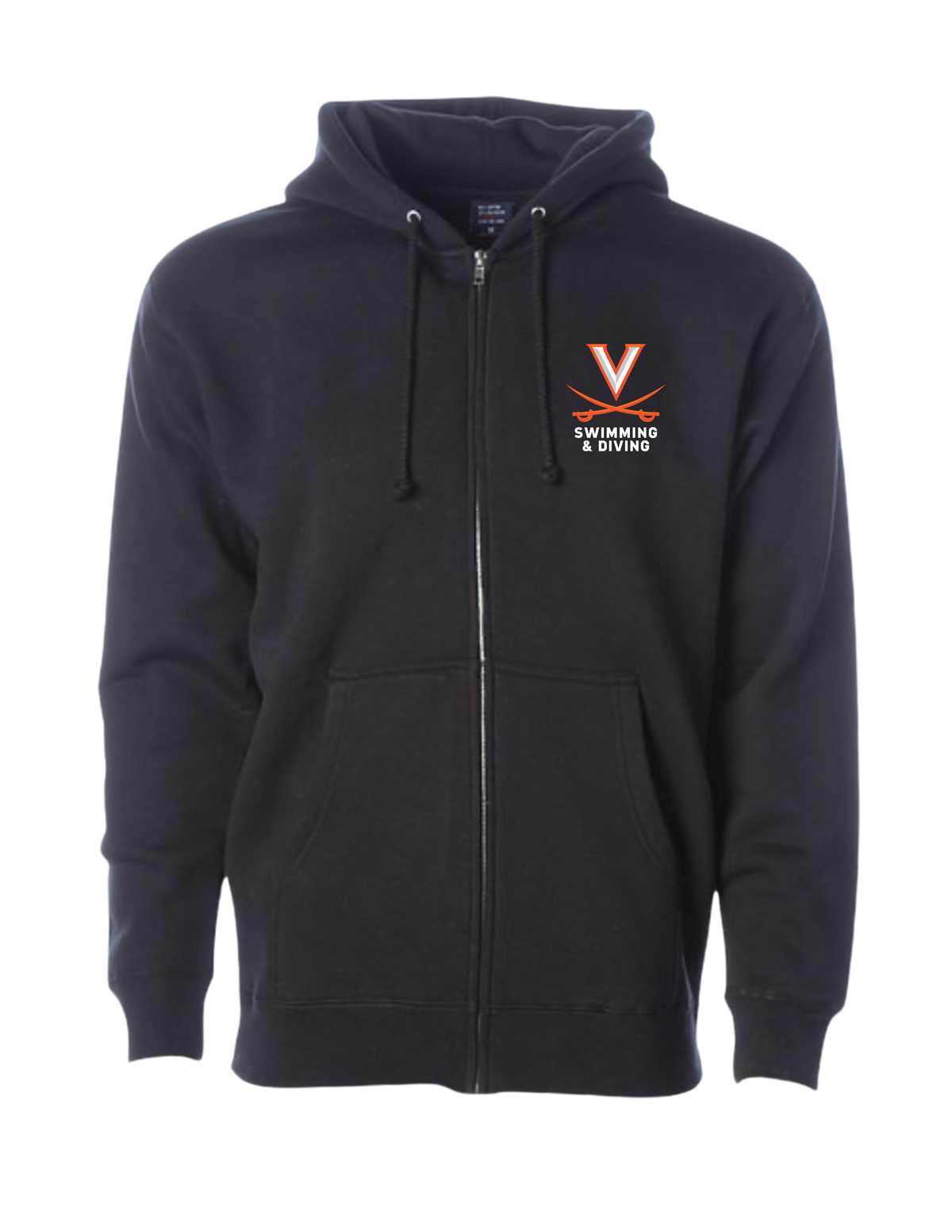 UVA Zip Up Hoodie - Embroidered - Men's / Unisex