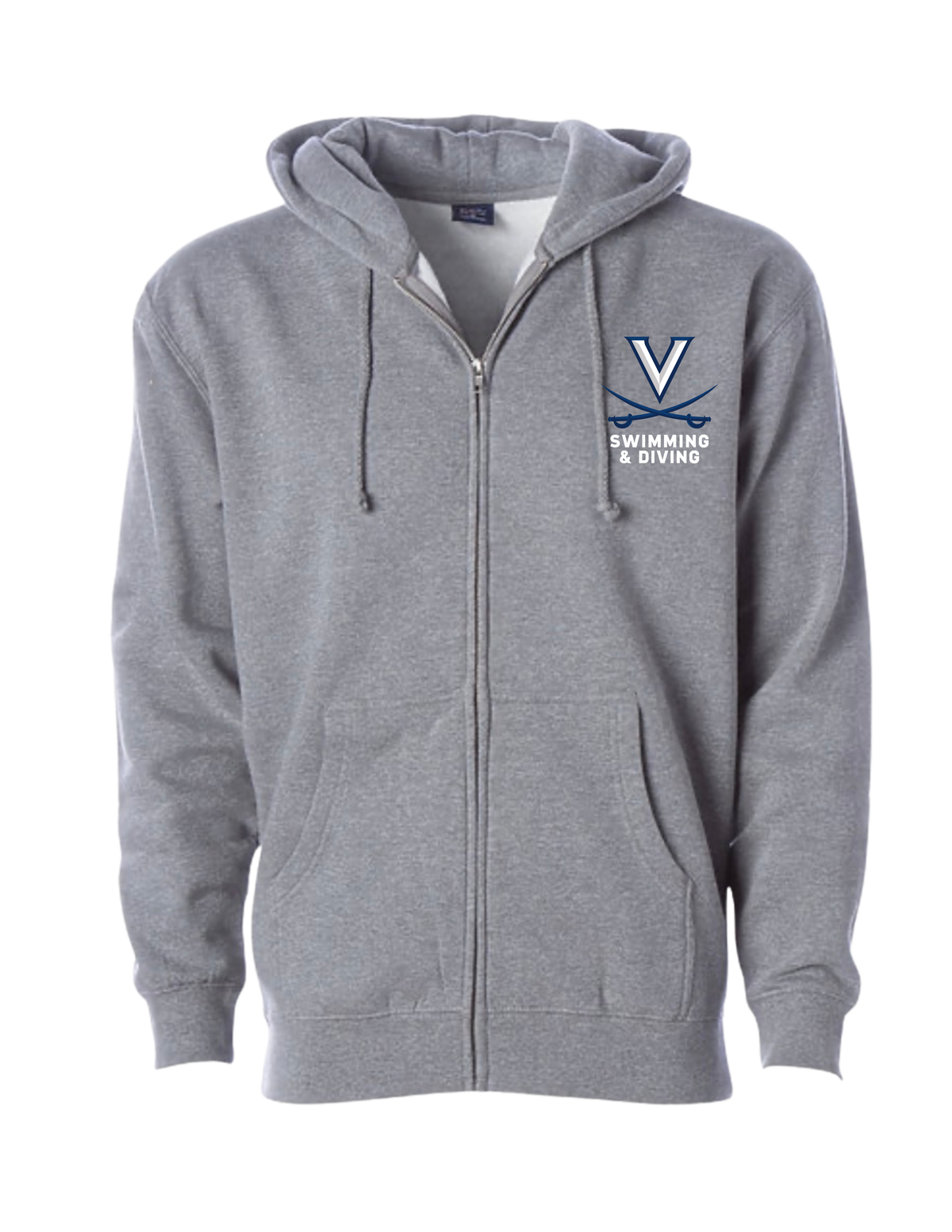 UVA Zip Up Hoodie - Embroidered - Men's / Unisex