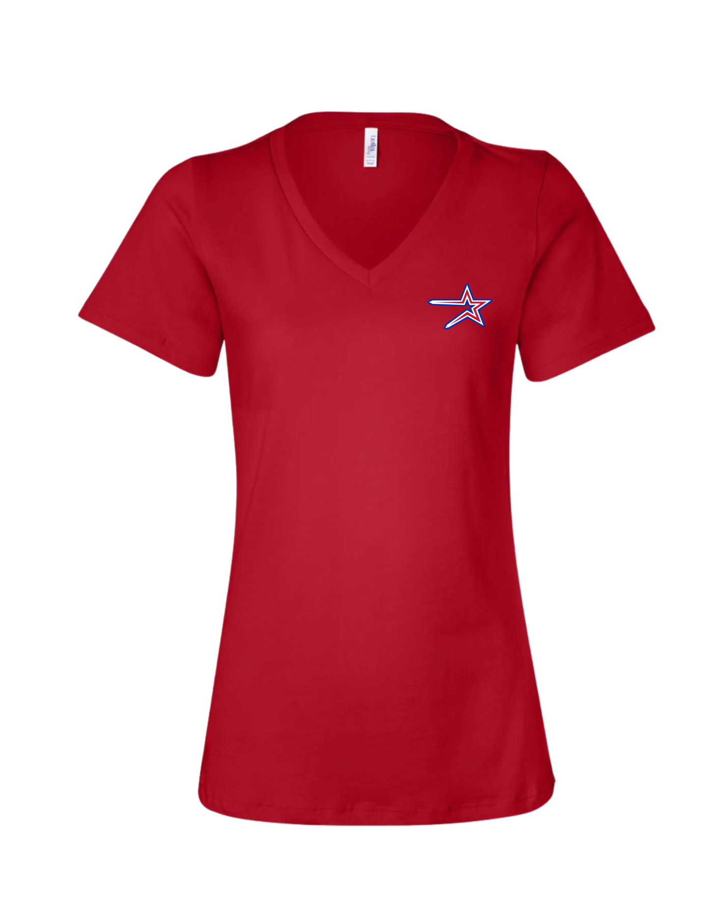 Northstars Relaxed V-Neck Tee - vinyl logo (Women's)