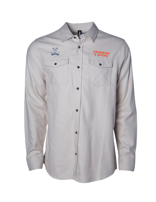 UVA Men's Flannel Shirt - Embroidered