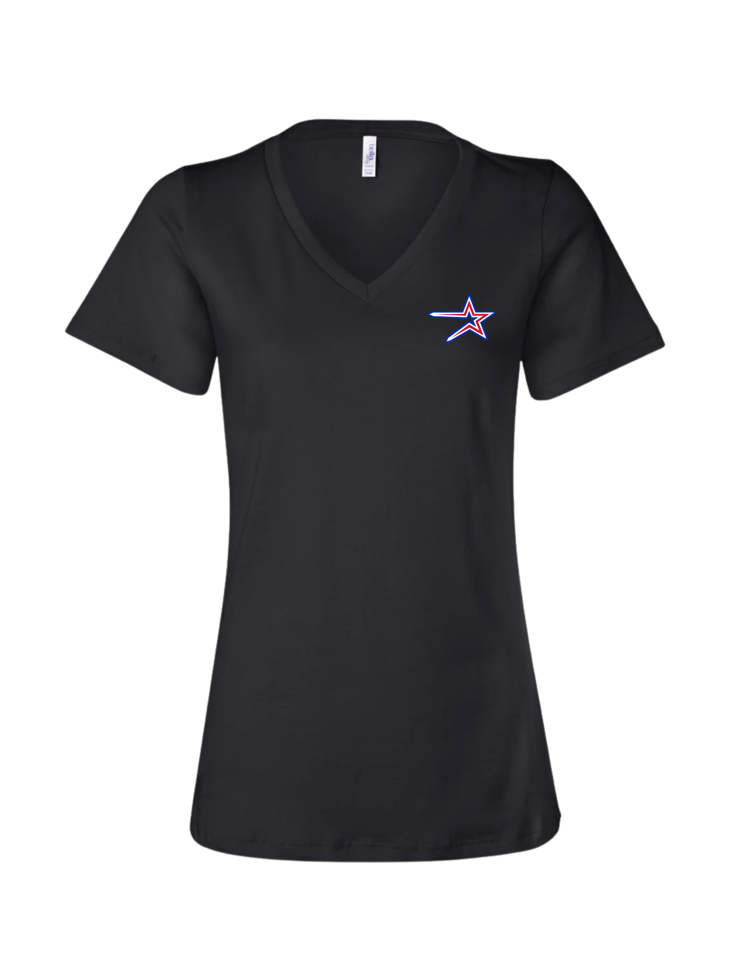 Northstars Relaxed V-Neck Tee - vinyl logo (Women's)