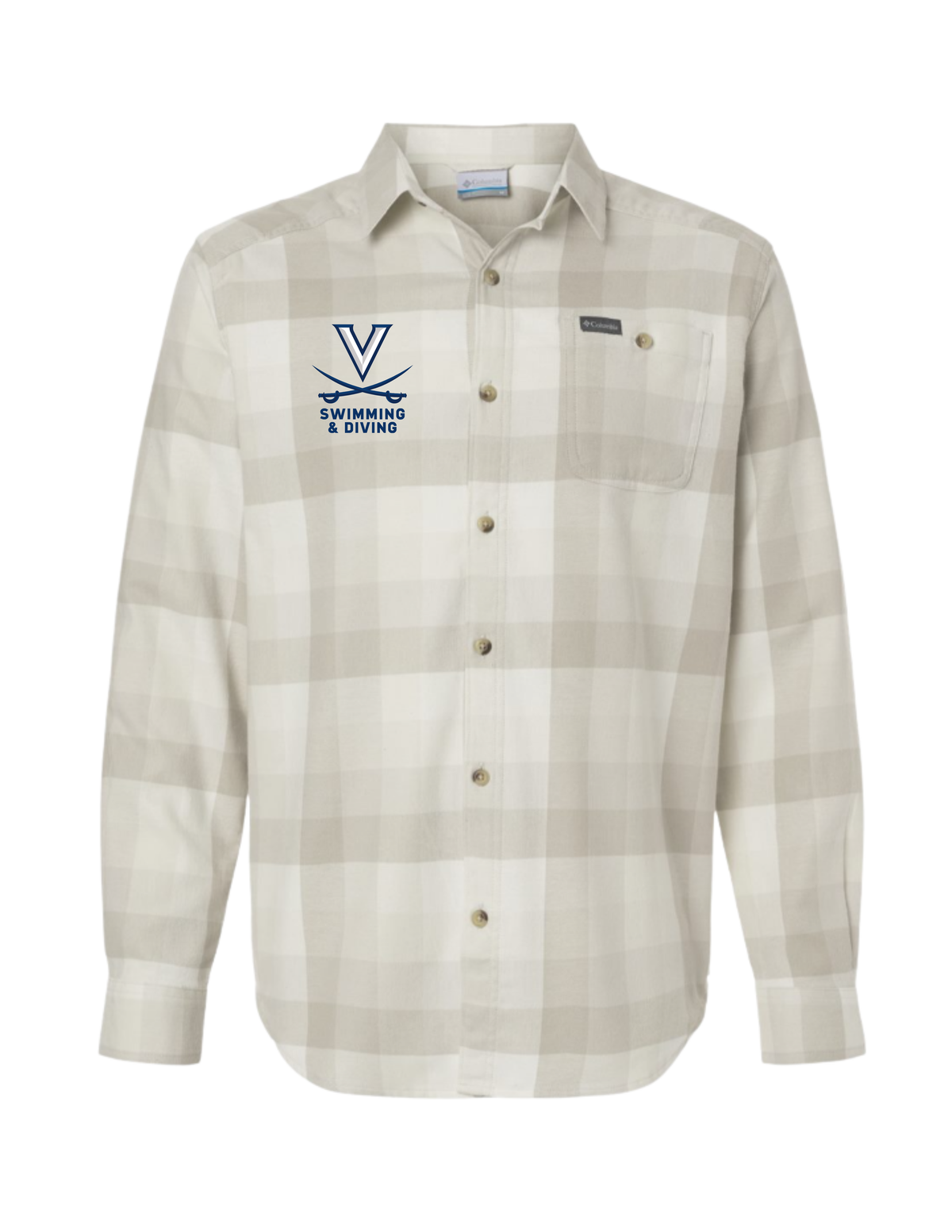 UVA Men's Columbia Flannel Shirt - Embroidered