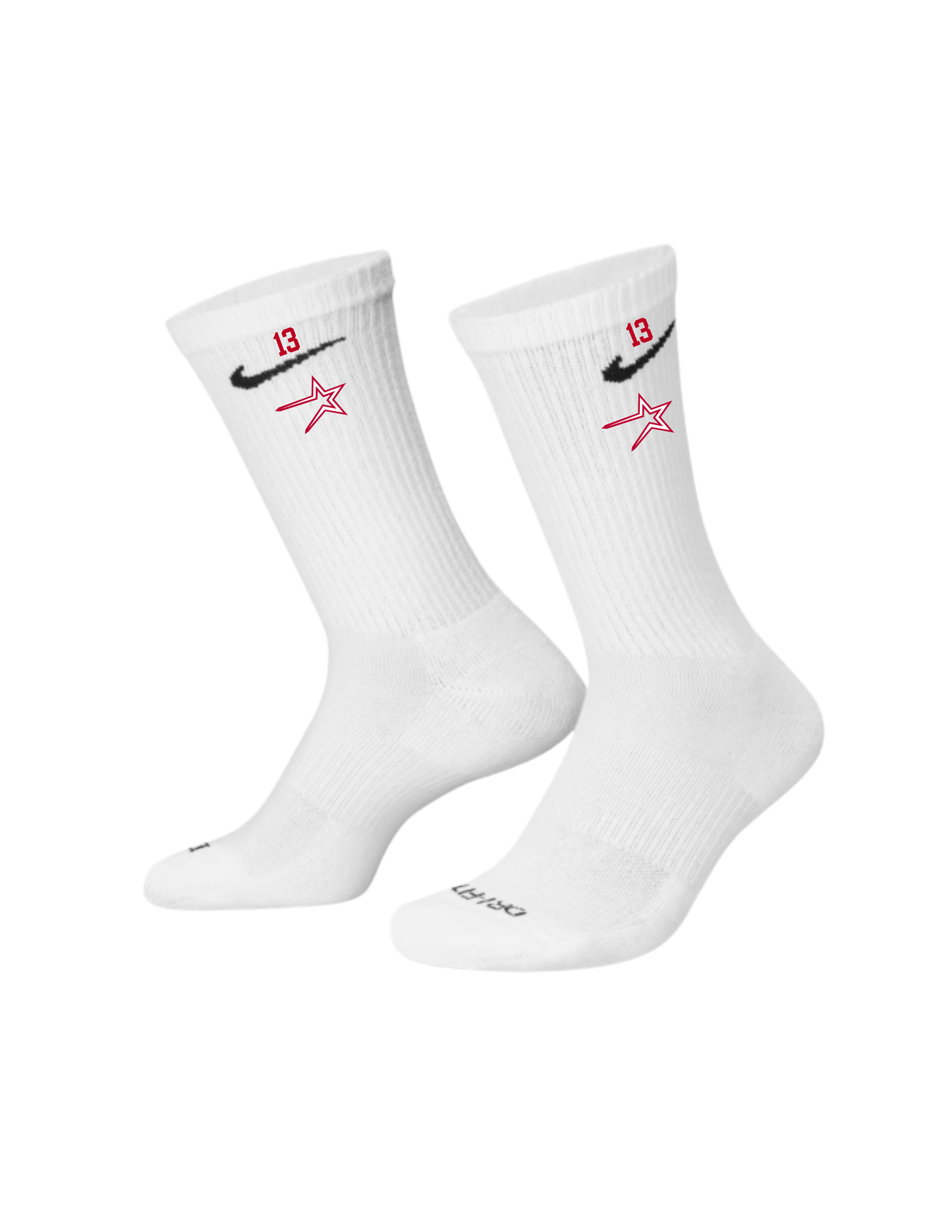 Northstars Embroidered Socks