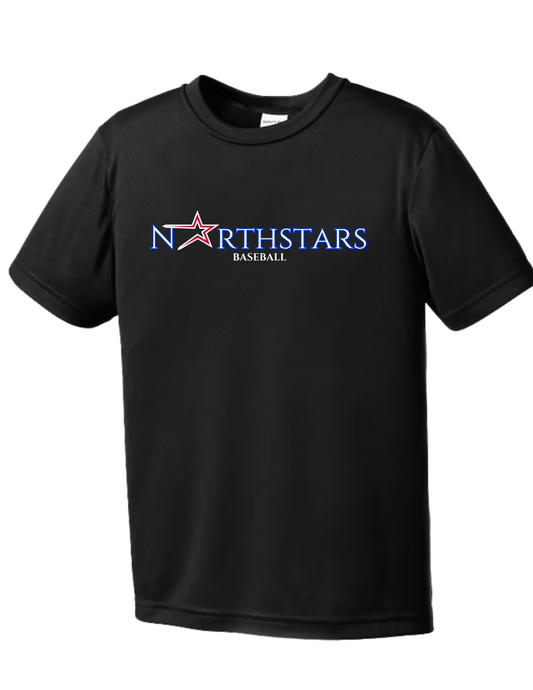 Northstars Performance Tee - Black (Adult)