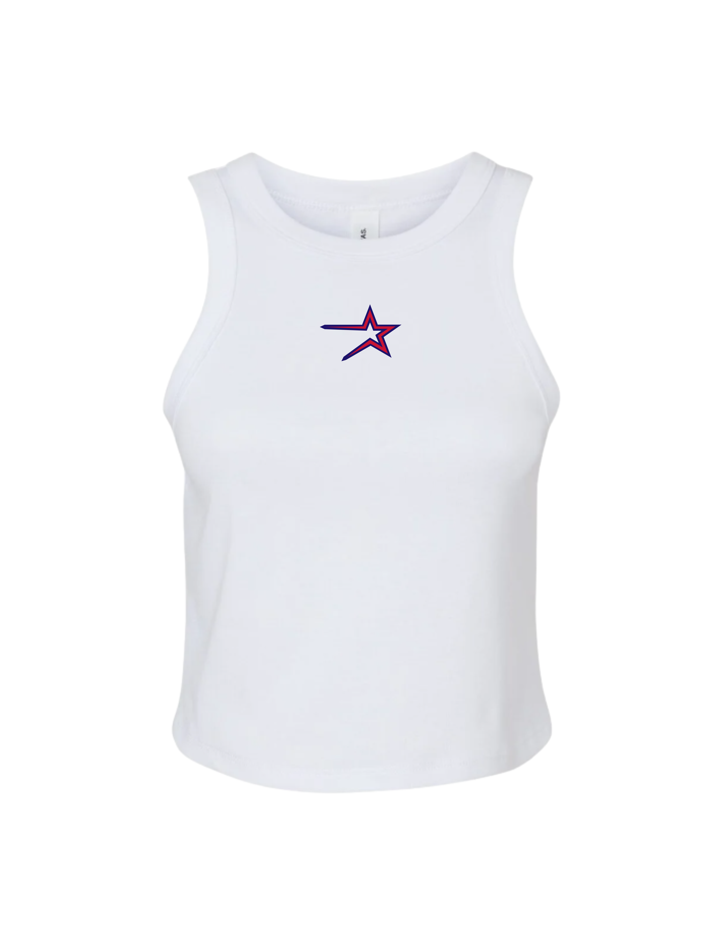 Northstars Cropped Tank Top - Embroidered