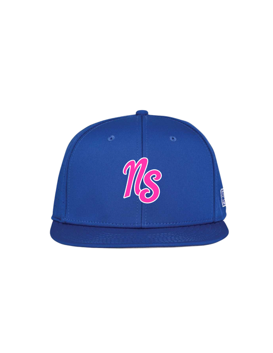 Northstars Embroidered NS Logo Practice Hat - Royal Blue - Pink & Blue