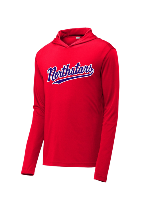Northstars Hooded Performance Long Sleeve Pullover - Adult