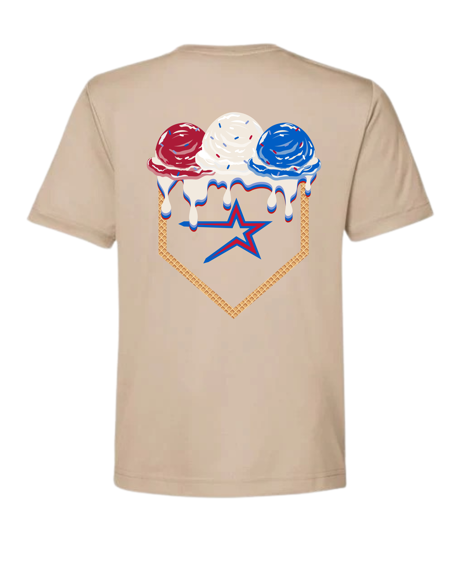 Northstars Performance Tee // Ice Cream Drip - Youth