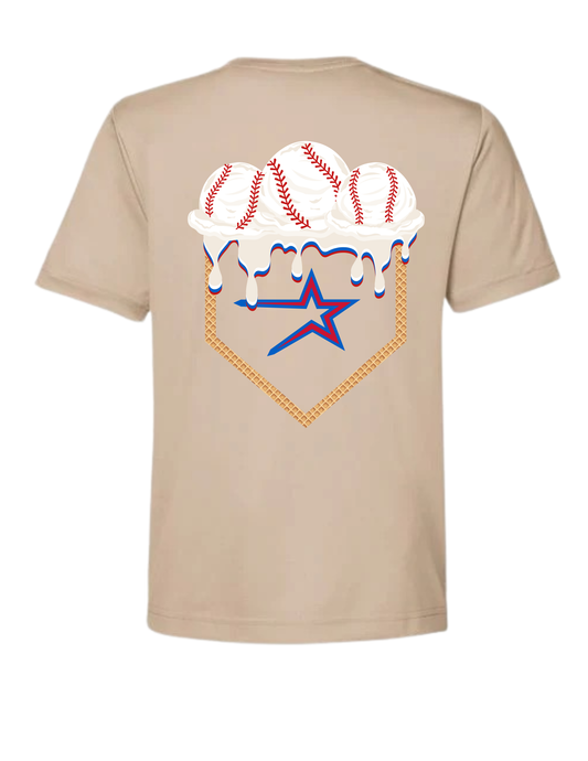 Northstars Performance Tee // Ice Cream Drip - Youth