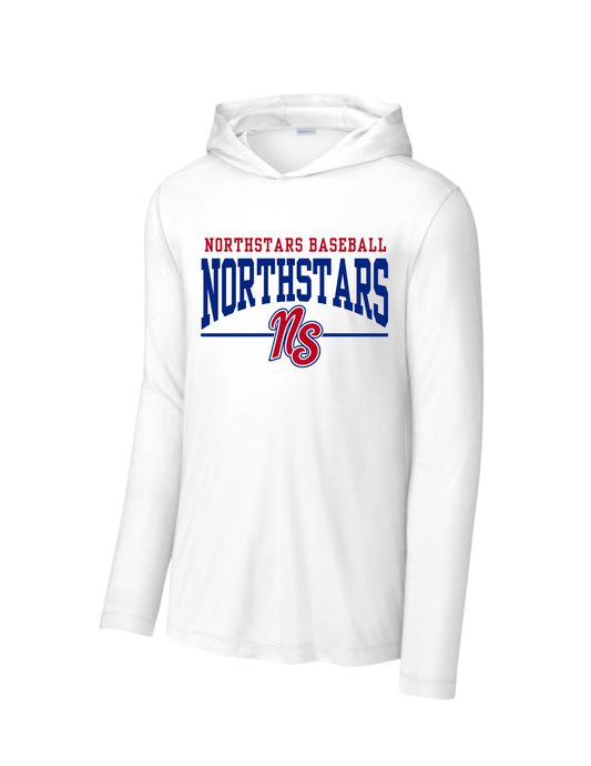 Northstars Hooded Performance Long Sleeve Pullover - Adult