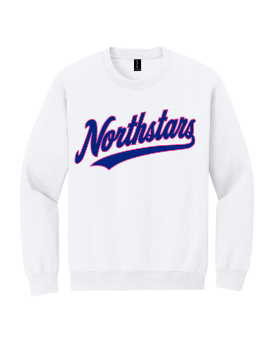 Northstars Crew Neck Sweatshirt - Adult - Pink & Blue