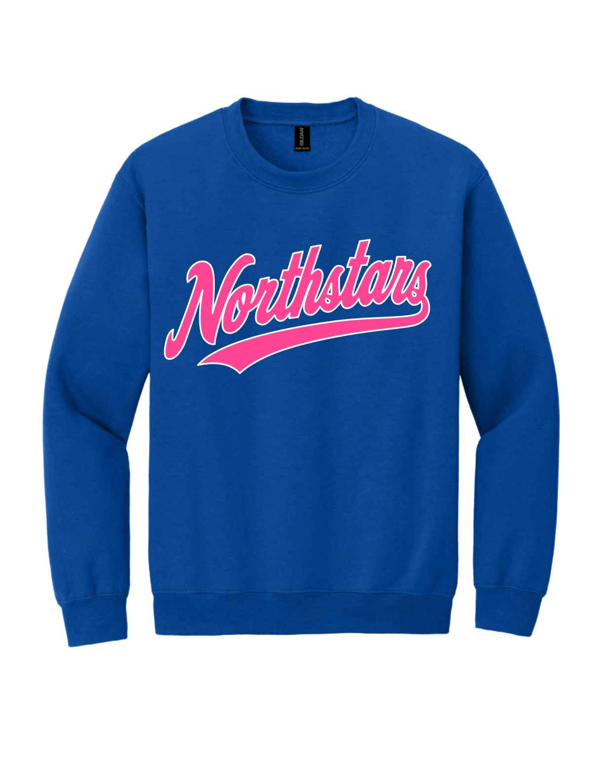 Northstars Crew Neck Sweatshirt - Adult - Pink & Blue