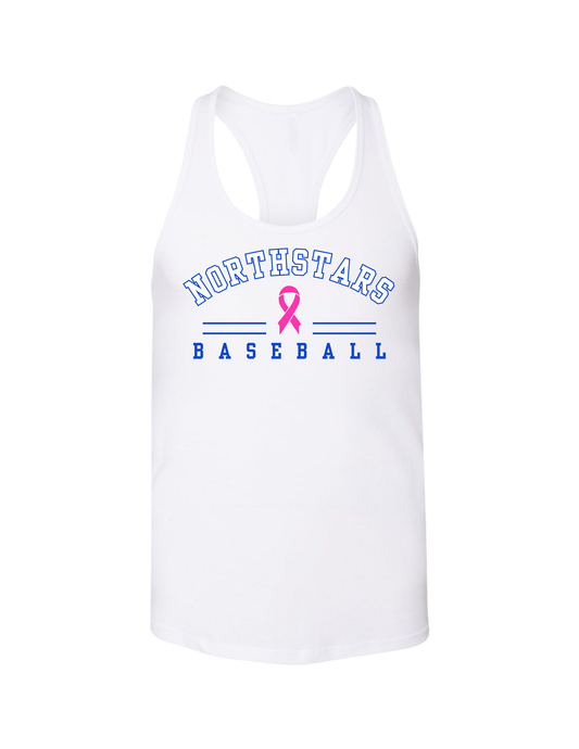 Northstars Breast Cancer Awareness Racerback Cotton Tank Top