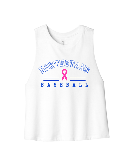 Northstars Breast Cancer Awareness Racerback Cropped Tank Top