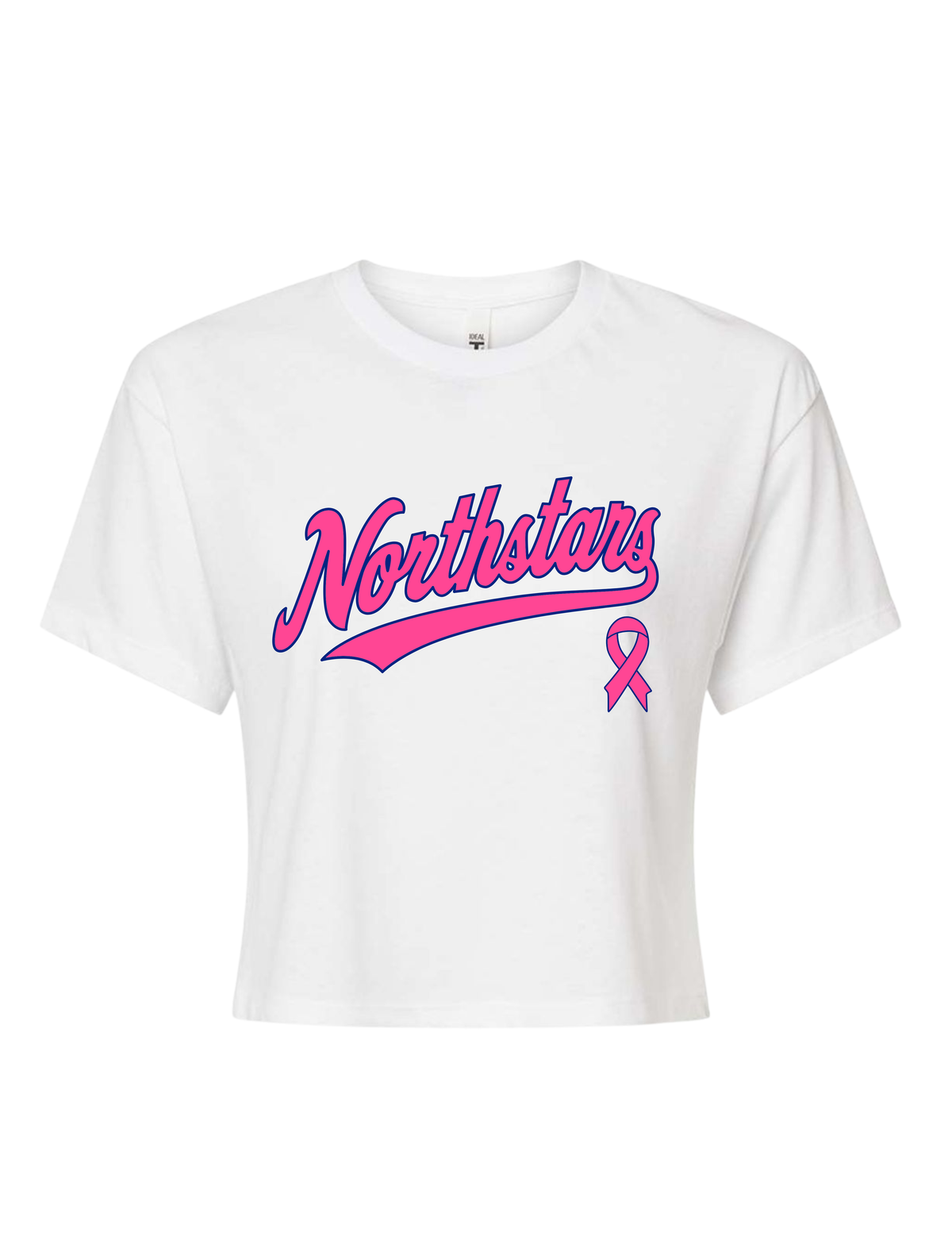 Northstars Cropped T-Shirt - Breast Cancer Awareness