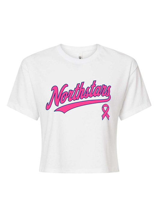 Northstars Cropped T-Shirt - Breast Cancer Awareness