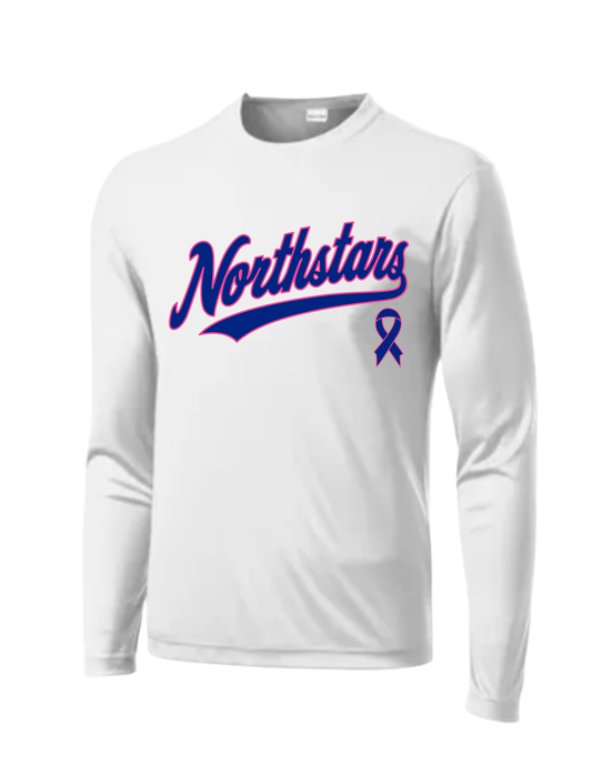 Northstars Performance Tee Long Sleeve - Adult - Breast Cancer Awareness