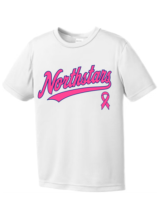 Northstars Performance Tee - Youth - Breast Cancer Awareness